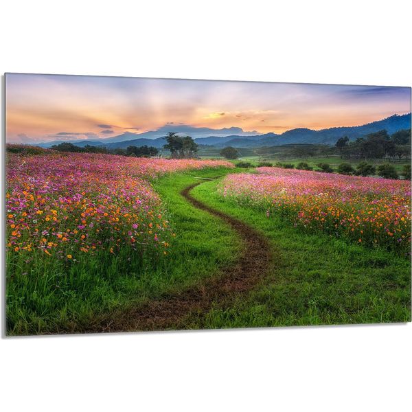 Piastra Di Copertura Per Piano Cottura 80X52Cm 1 Pezzo In Ceramica Per Copertura Piano Cottura, Paesaggio Montagne-image