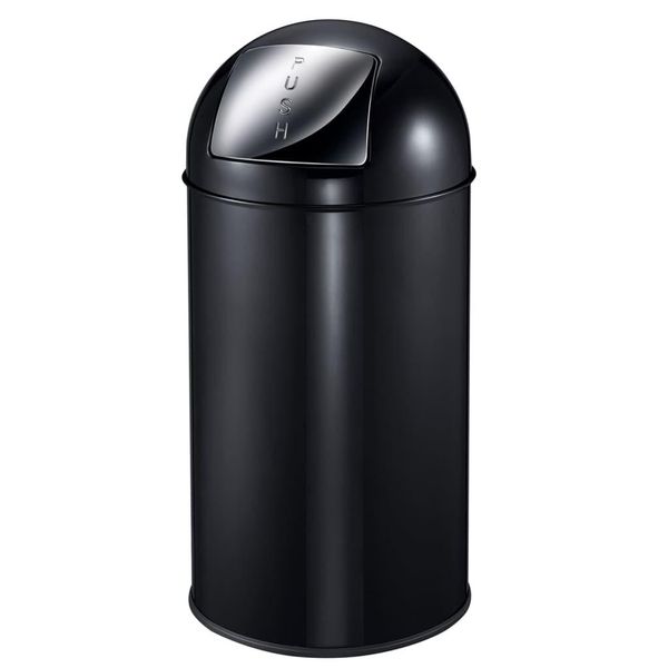 Eko - Pushcan 40 Liter - Steel - Schwarz-image
