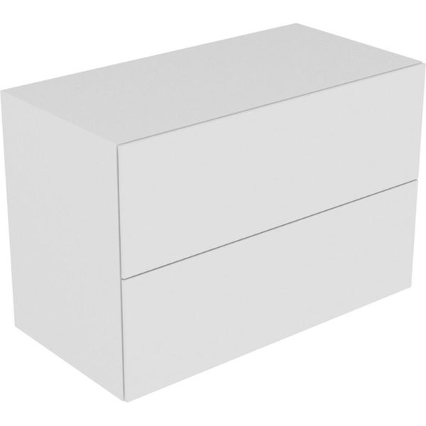 Madia Keuco Edition 11 1050 X 700 X 535 Mm Con 2 Cassetti - Laccato Bianco Testurizzato - 31325380000-image