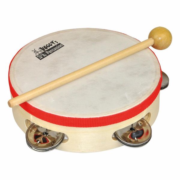 Voggenreiter Voggys Kleines Tamburin, Schellenkranz, Schellenring, Percussion, Kinder, Instrument, Musikinstrument, Holz, Ab 3 Jahre, 1062-image