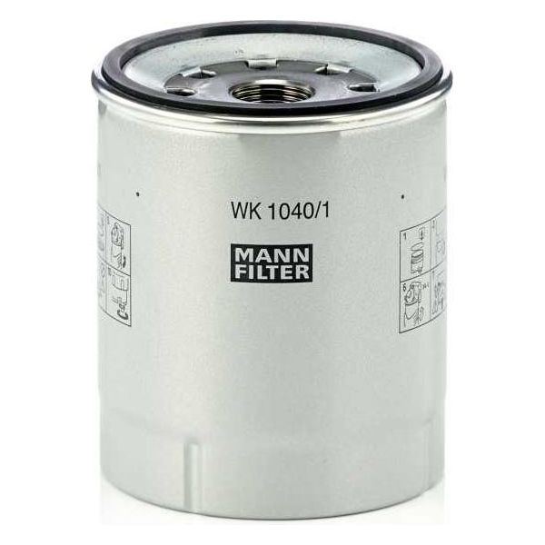 MANN-FILTER Wk 1040/1 X Set Filtro Carburante Con Guarnizione / Set Guarnizione Filtro Carburante - Per Veicoli Commerciali-image