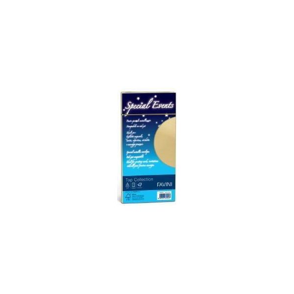 Favini Special Events Top Collection Busta Dl (110 X 220 Mm) Argento 10 Pz-image