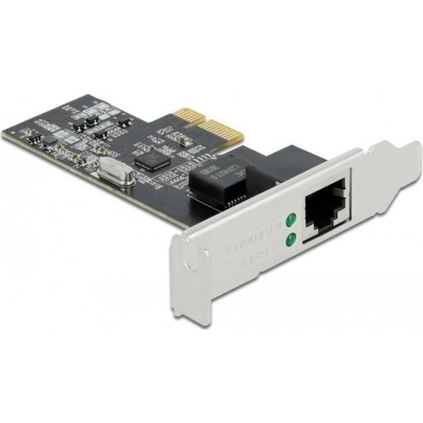 Delock Scheda Pci Express X1 A 1 X 2,5 Gigabit Lan - Adattatore Di Rete - Pcie 2.1 - 2,5Gbase-T X 1 (89564)-image