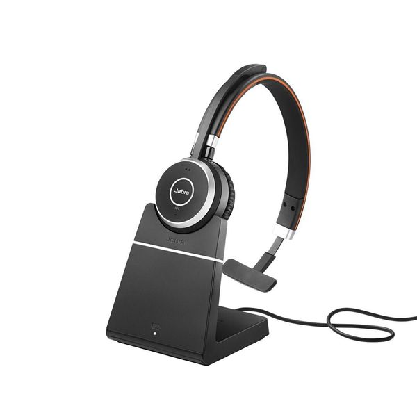 Jabra Evolve 65 Se Uc Mono + Caricatore (Nero)-image