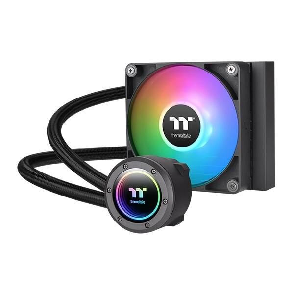 Thermaltake TH120 Argb Sync V2 - Sistema Di Raffreddamento A Liquido Per Processori - Dimensioni Del Dissipatore: 120 Mm - (Per: LGA1156, AM2, AM2+, AM3, LGA1155, AM3+, LGA1150, LGA1151, AM4, LGA1200, LGA1700, AM5) - Rame - 120 Mm-image