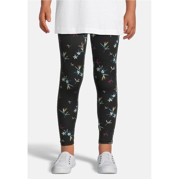 Urban Classics Ragazze Leggings Soft Aop Nerofloret - 110/116-image