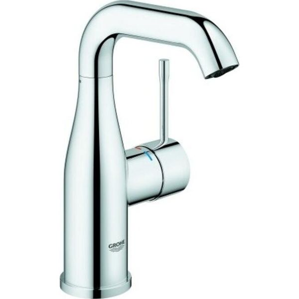 Grohe Essence Mitigeur Monocommandé Pour Lavabo, M-Size, Orientable, Saillie 114Mm, Avec Vidage Push-Open, Chrome, 24181001, 24181001-image