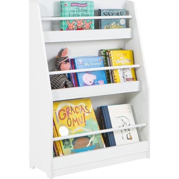 Sobuy Libreria Per Bambini, Libreria Per Bambini, Libreria Per Bambini, Libreria Per Ragazzi, Ragazze, Camera Dei Bambini, Scaffale Con 4 Scomparti Per Libri-image