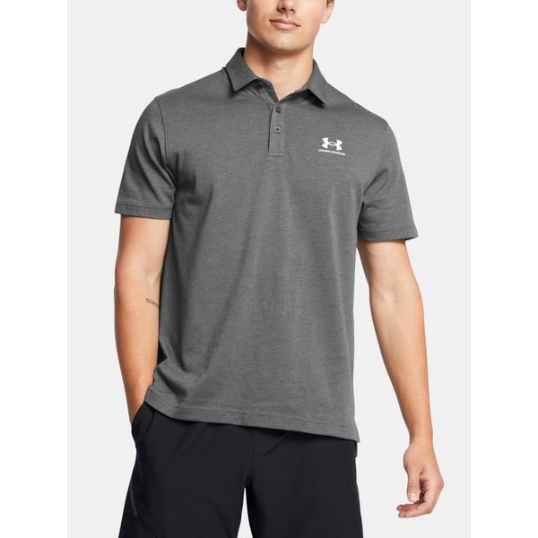 Polo Under Armour Ua Icon - Castlerock Light Heather, GrößE:S-image