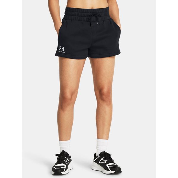 Pantaloncini Under Armour Icon Fleece Nero Xs Donna Nero Xs-image
