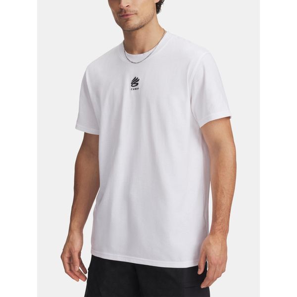 Under Armour Curry Heavyweight Logo T-Shirt A Maniche Corte Bianco M Uomo Bianco M-image