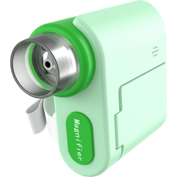 Microscopio Tascabile Per Bambini - Portatile Con Display Led Da 2", Ingrandimento 1000X, Funzione Foto/Video, Giocattolo Educativo Stem Per Uso Interno Ed Esterno"-image