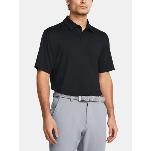 Polo A Manica Corta Under Armour Golf Tee To Green Lb Nero S Nero S-image