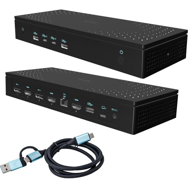 I-Tec Universal 5X 4K/60Hz Display Docking Station + Power Delivery 100W-image
