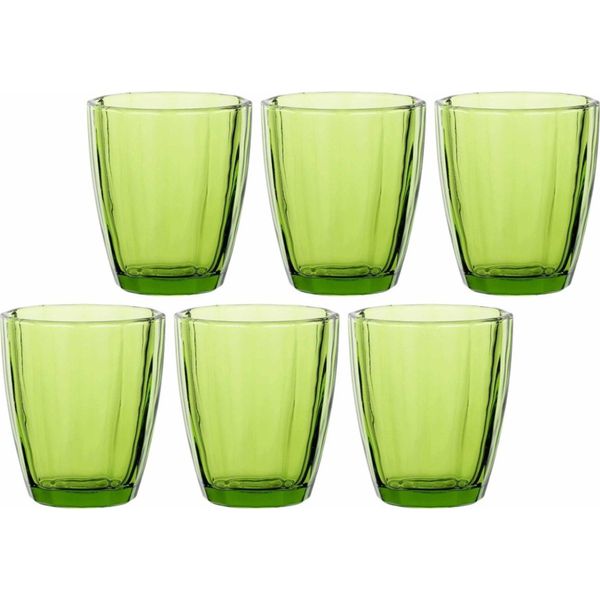 Rose&Tulipani Set 6 Bicchieri 320 Ml Verde R116500009Z-image