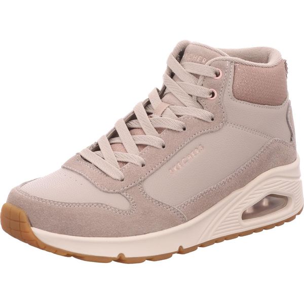 Skechers Donna Stivaletto Stringato Uno - Stacre Shine Taupe-Beige, Colore:Beige/Fango, Eu Size:37½-image