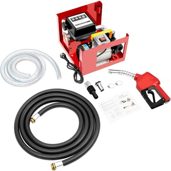 Pompa Diesel, Pompa Olio Autoadescante 230 V, 550 W, 60 L/Min, Ugello Automatico Per Gasolio Da Riscaldamento-image