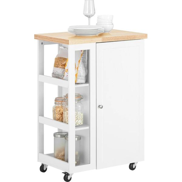 FKW75, Carrello Di Servizio, Per Cucina/Soggiorno/Sala Da Pranzo, Colore Avorio-image