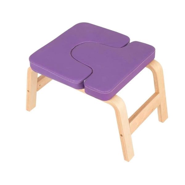 Yoga Headstand Sgabello YK6 Yoga Esercizio Sgabello Headstand Sedia Legno-image