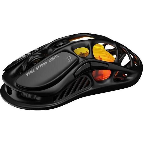 Mouse Da Gioco Wireless Gravastar Mercury M2 Con 26.000 Dpi, Sensore PAW3395 Dm, 79 G Ultraleggero, 5 Modalità Rgb, 5 Pulsanti Programmabili, 2,4 Ghz/Bluetooth/Cavo-image