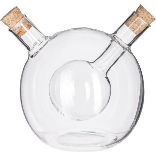 5Five Simply Smart Essig- Und ÖLkaraffe Kugel, Essigspender, Glas, 600 + 420 Ml, 150029-image