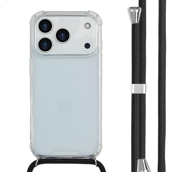 Imoshion Custodia Protettiva Iphone 17 Pro Con Fascia Posteriore Con Catena Custodia Per Iphone 17 Pro - Nero-image
