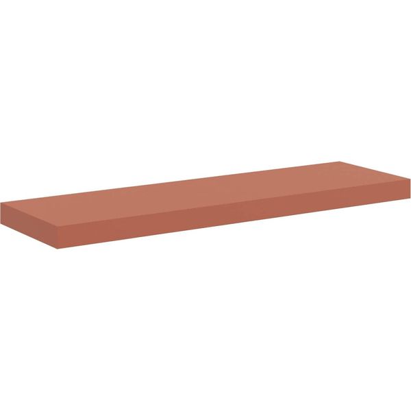 Vidaxl Scaffale A Parete Rosso 90 X 23,5 X 4 Cm Materiale A Base Di Legno-image