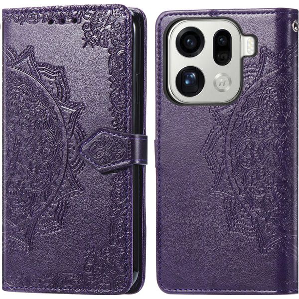 Oppo Find X9 Pro Sleeve - Ecopelle - Flip Cover Imoshion - Viola-image