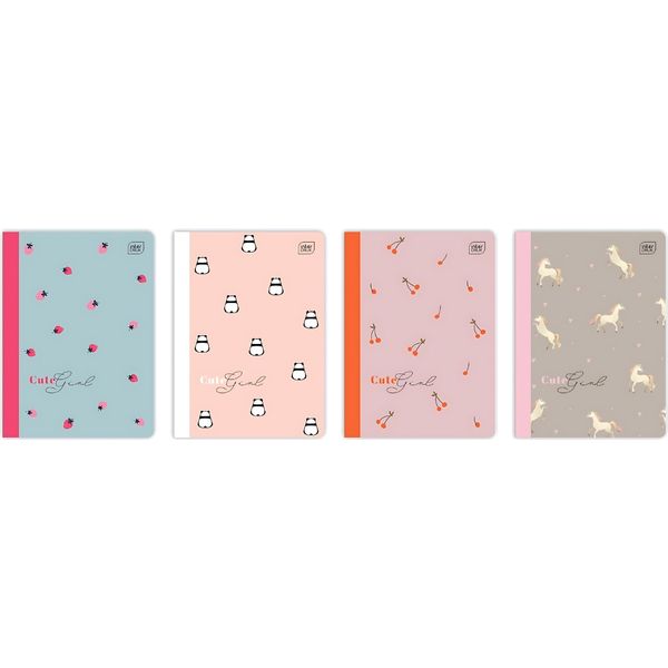 Notebook A5 32K Check M 70G Trends Girls P10 Interdruk Mix Prezzo Per 1 Pz-image