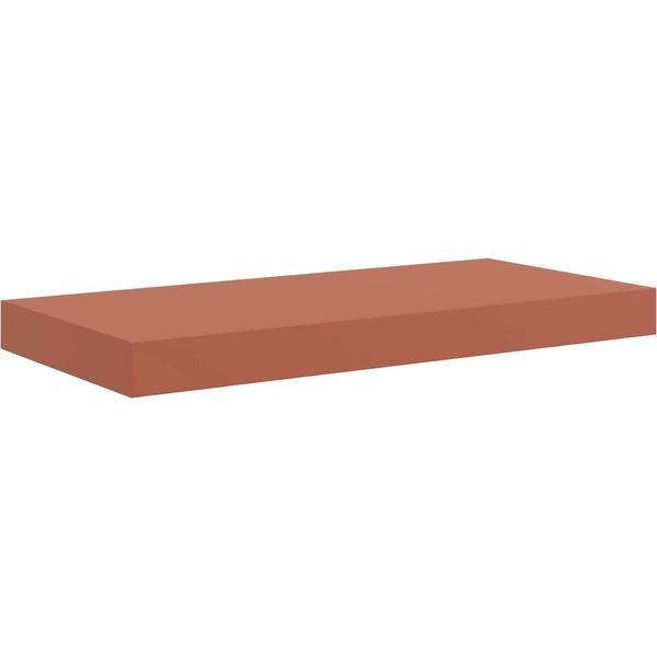 Vidaxl Mensola A Muro A Parete Rosso 50 X 23,5 X 4 Cm Materiale A Base Di Legno-image