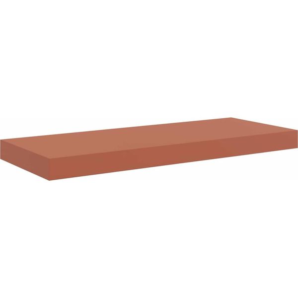 Vidaxl Scaffale A Parete Rosso 60 X 23,5 X 4 Cm Materiale A Base Di Legno-image
