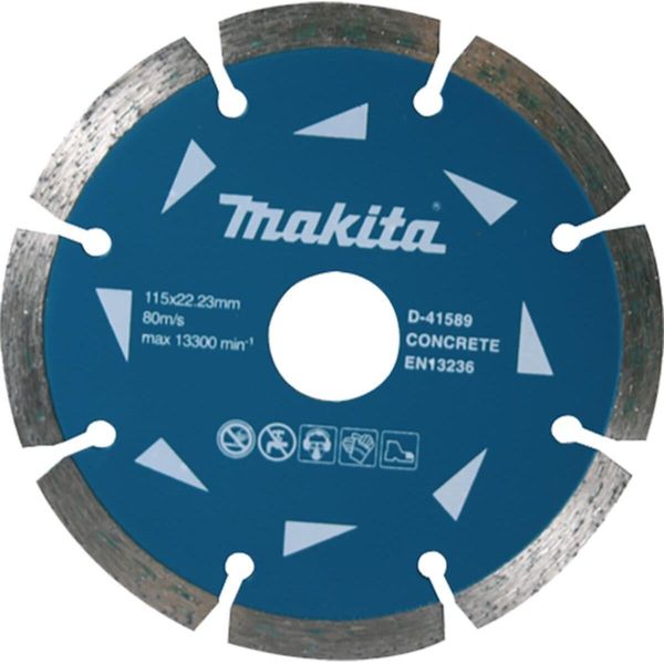 Makita Disco Diamantato, Segmentato 115 X 22,23 X 7 Mm 115 X 22,23 X 7 Mm-image