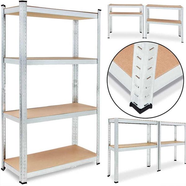 Zolta Scaffalatura Per Carichi Pesanti 180X90X40 Cm - Scaffalatura Per Cantina - Scaffalatura In Metallo Resistente - Scaffalatura Per Ripostiglio - Scaffalatura A Innesto Per Cantina, Garage O Dispensa - 875 Kg-image