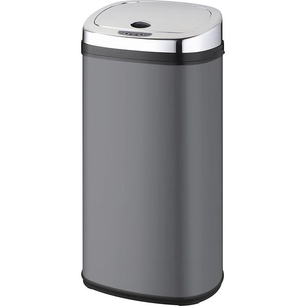 Pattumiera Automatica 42L Grigio / Acciaio Inox Kitchen Move Bat-42Ls02A Grey Ss-image