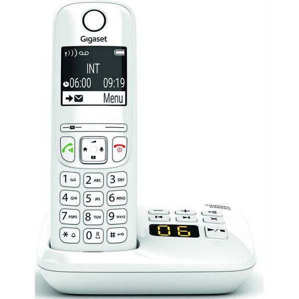 Telefono Cordless Bianco Dec Con Segreteria Telefonica Gigaset Gigaas690Ablanc-image