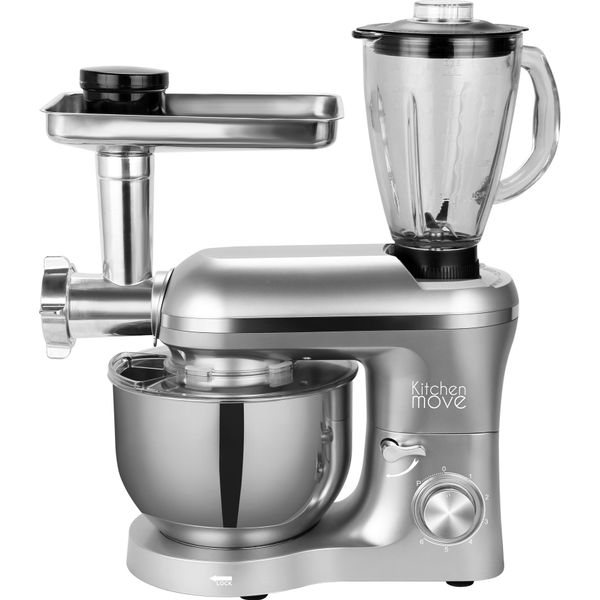 Robot Da Cucina Multifunzione 5,5L 1500W Grigio Kitchen Move Bat-1518Bm-image