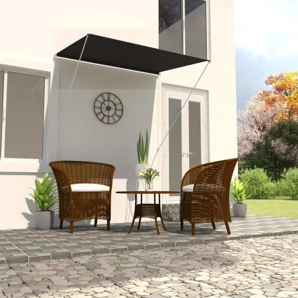 Maison Exclusive - Tenda Da Sole Retrattile 150×150 Cm Antracite-image