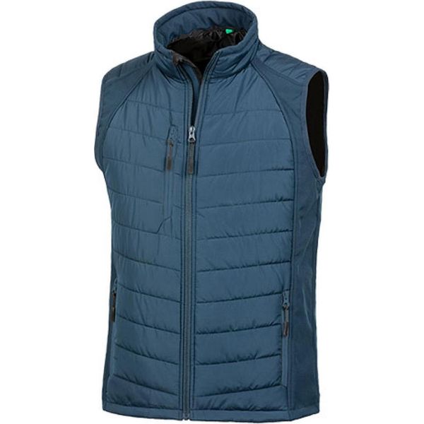 Result R238X | Gilet Softshell Compass Nero Da Uomo - Colore: Navy/Navy - Taglia: 3XL-image