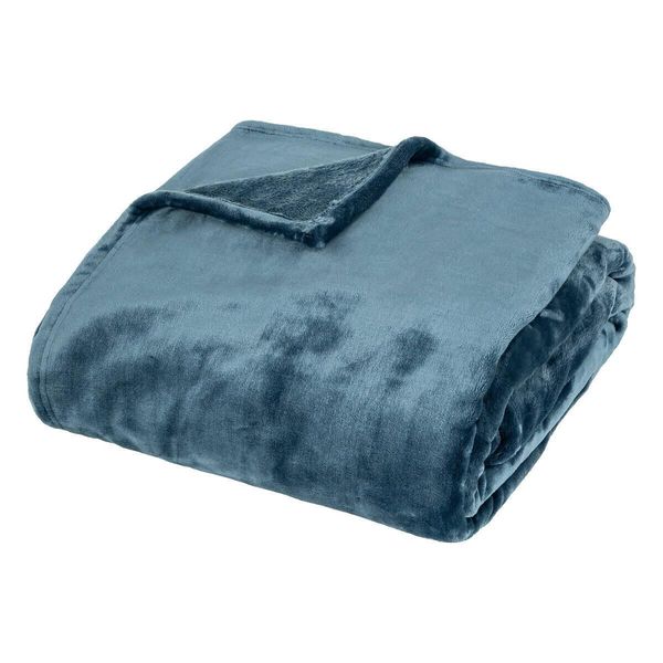 Atmosphera Interior Designer - Flanellplaid Coccolone äGäIsch Blau 180X230Cm-image