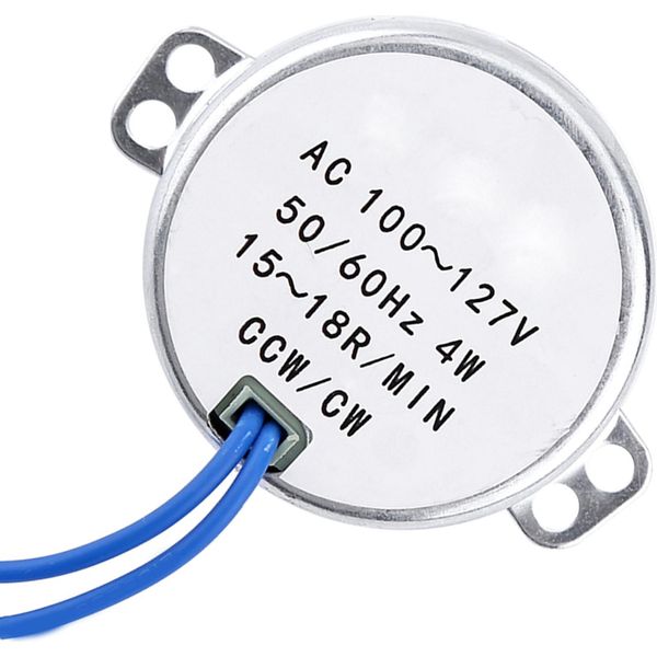 1Pc Ac 100-127V 4W Motore Sincrono 50/60Hz Ccw/Cw Motoriduttore-image