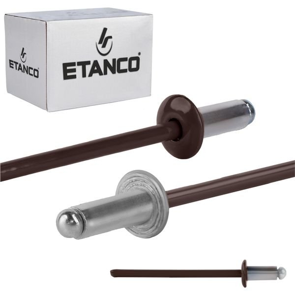 Rivetti Aperti In Alluminio 3,2X6Mm RAL8017-image