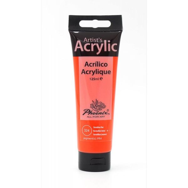 Vernice Acrilica Phoenix, 125 Ml, Rosso Vermiglio-image