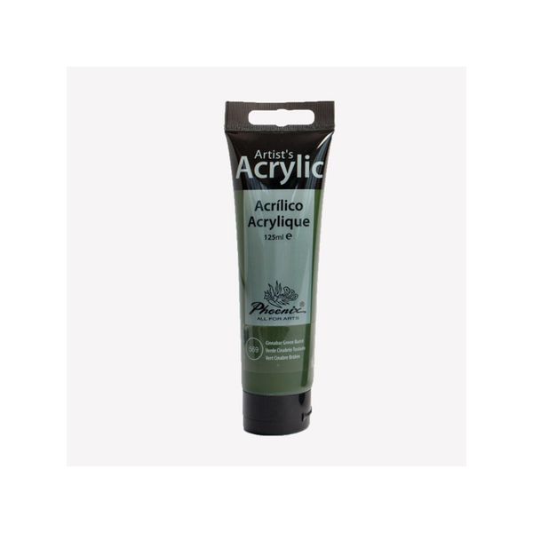 Vernice Acrilica Phoenix, 125 Ml, Verde Vermiglio Bruciato-image