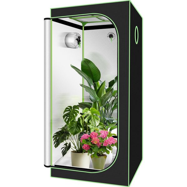 Tolletour Tenda Per Piante Tenda Per Piante Serra Box Giardino Coltivazione Di Ortaggi E Piante Aromatiche Cabina Di Coltivazione Indoor 40X40X120 Cm-image