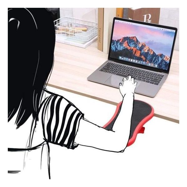 Bracciolo Ergonomico Da Scrivania Con Poggiapolsi Regolabile E Rilassamento Dei Muscoli Delle Spalle-image