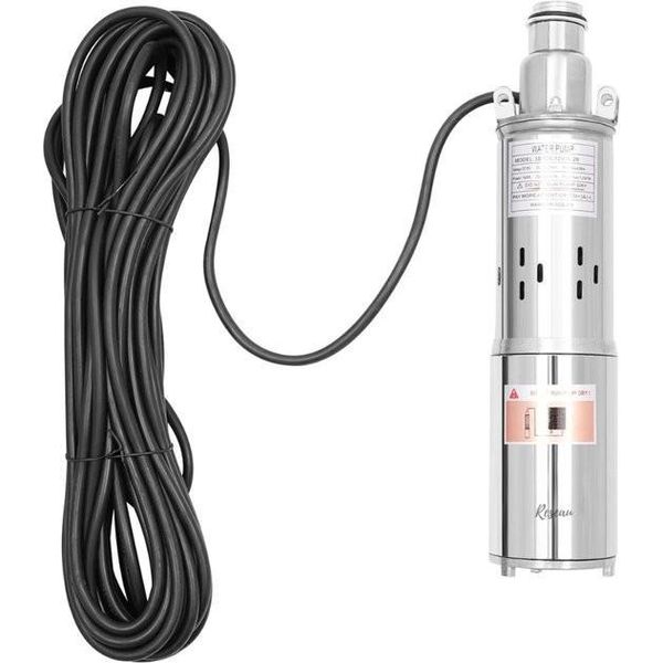 Pompa Sommersa Per Acque Sporche - Pompa Aspirante Piatta - Pompa Per Mop - Pompa Aspirante Piatta - Acqua Di Cantina - 3800 L/H - Argento-image
