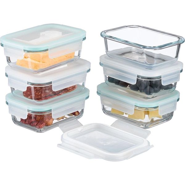 Contenitori Per Alimenti In Vetro Con Coperchi Ermetici-image