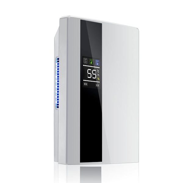 Zelurxx Deumidificatore Intelligente Capacità 16 L Con Display Led, Scarico Continuo, Funzionamento Silenzioso, Purificazione Dell'aria E Asciugatura Della Biancheria-image