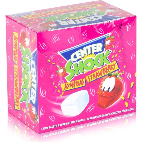 Centre Shock Jumping Strawberry Gomma Da Masticare Super Acida 400G-image