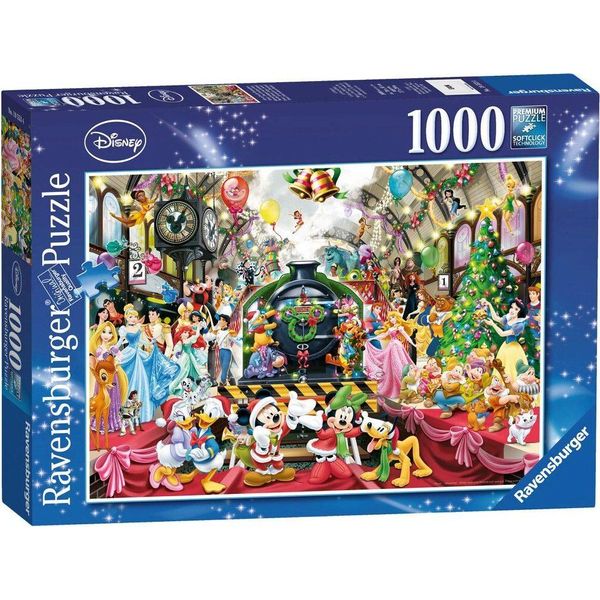 Puzzle Ravensburger - Natale In Famiglia Disney, 1000 Pezzi-image